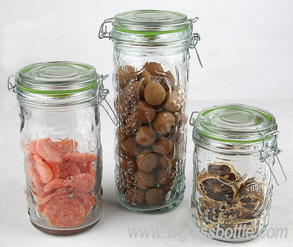 glass storage jar/canister