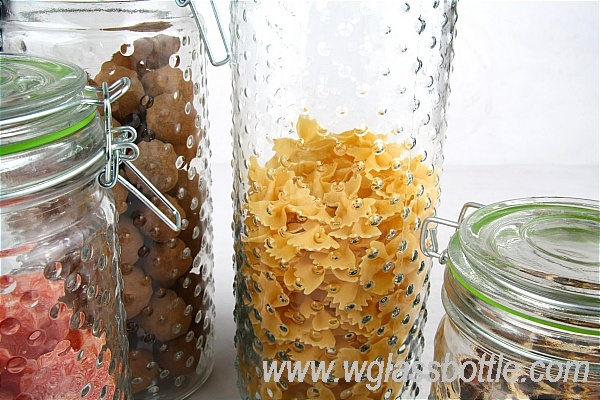 glass storage jar