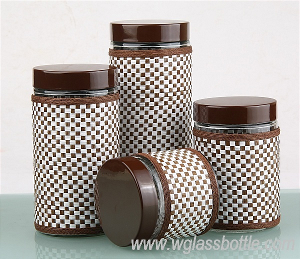 Glass storage jar/canister